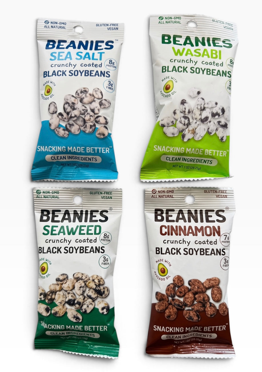 Sample Pack - 1 sea salt, 1 wasabi, 1 seaweed, 1 cinnamon - 1 oz package