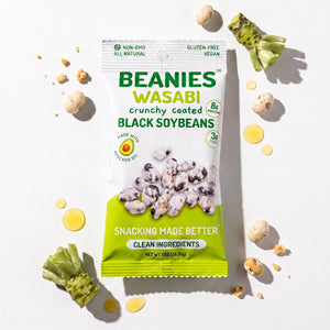 20 Wasabi Flavored Crunchy Coated Black Soybeans - (1 oz) packages
