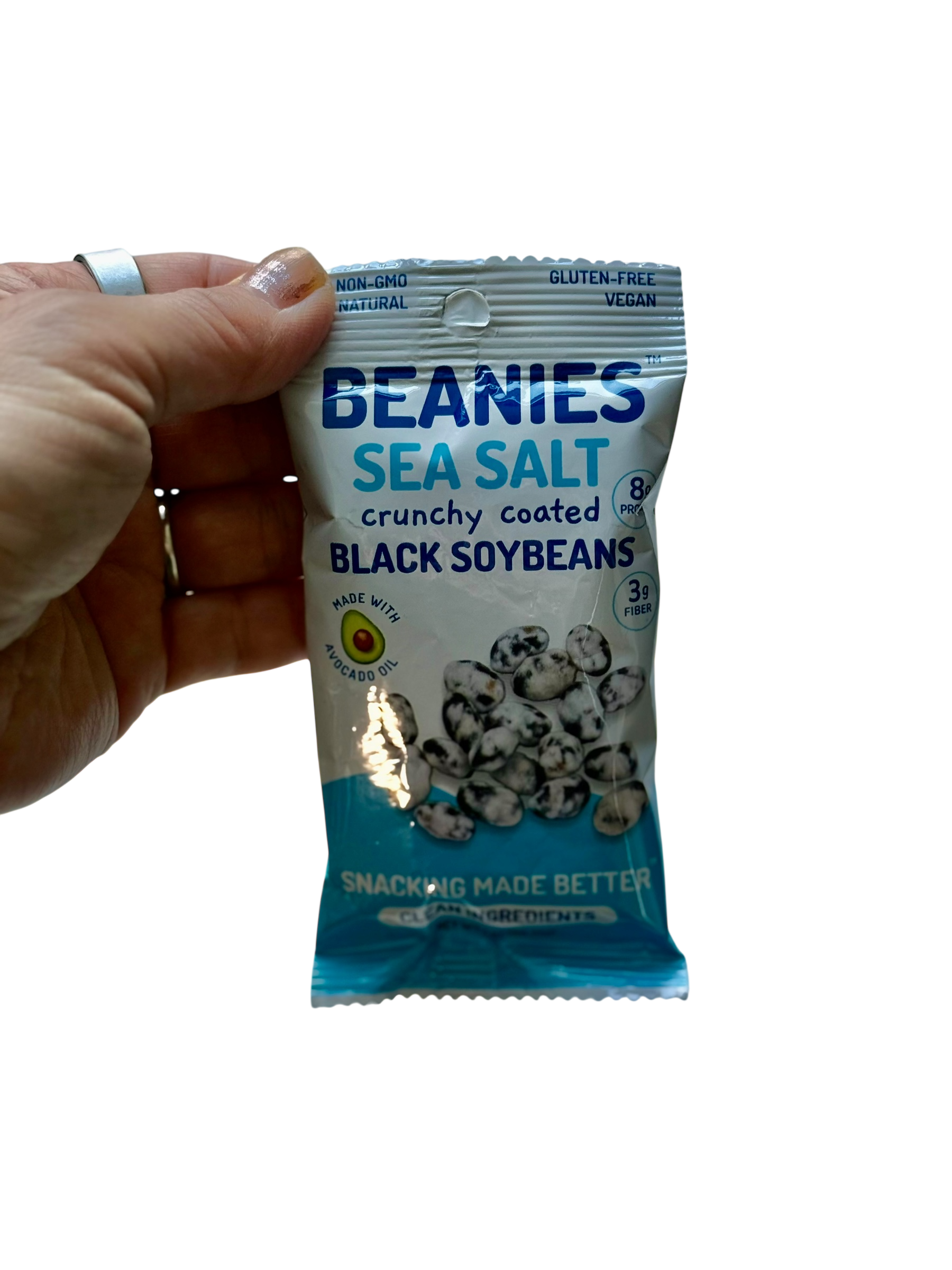 20 Sea Salt Flavor Crunchy Coated Black Soybeans - (1 oz) packages