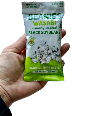 20 Wasabi Flavored Crunchy Coated Black Soybeans - (1 oz) packages