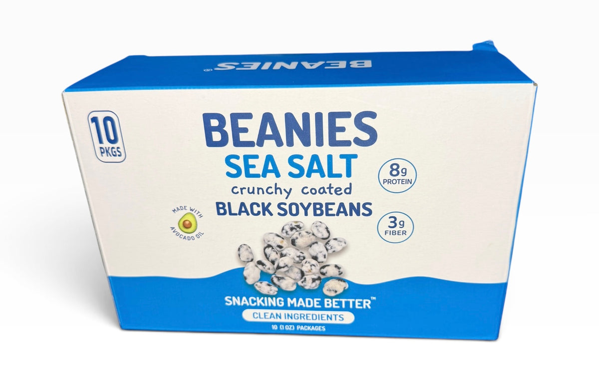20 Sea Salt Flavor Crunchy Coated Black Soybeans - (1 oz) packages