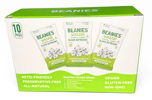 20 Wasabi Flavored Crunchy Coated Black Soybeans - (1 oz) packages