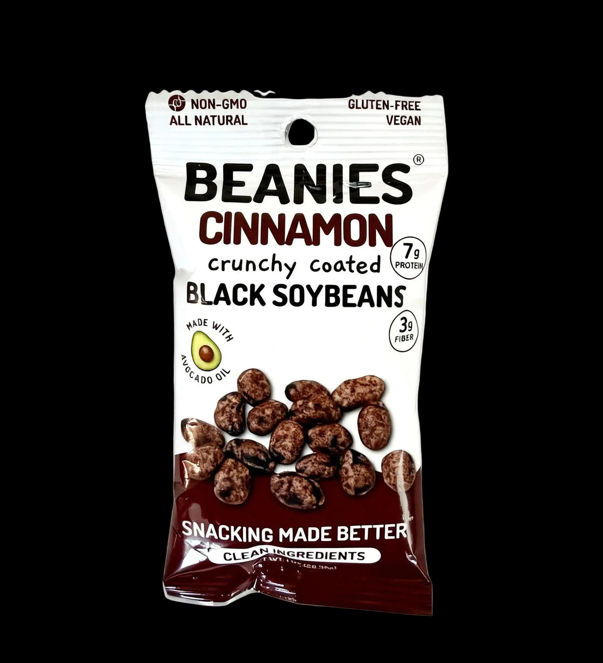 10 Cinnamon Flavor Crunchy Coated Black Soybeans (1 oz.) packages