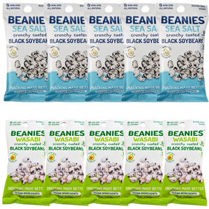 10 Variety Pack (5 Sea Salt, 5 Wasabi) - 1 oz packages