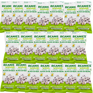 20 Wasabi Flavored Crunchy Coated Black Soybeans - (1 oz) packages
